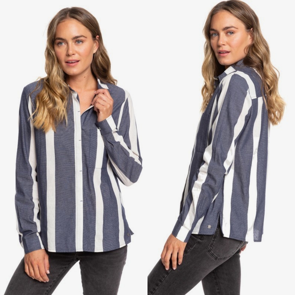 Roxy Striped Long Sleeve Shirt